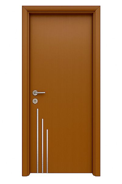 Εσωτερική Πόρτα Με Σχέδιο Inox