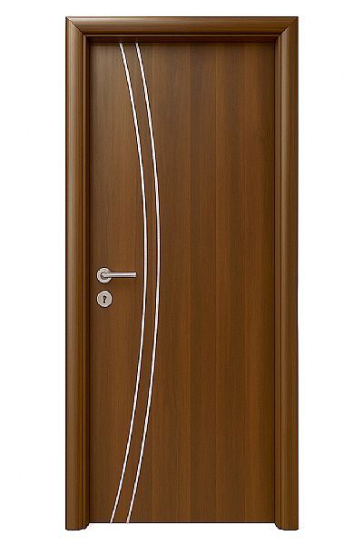 Εσωτερική Πόρτα Με Σχέδιο Inox