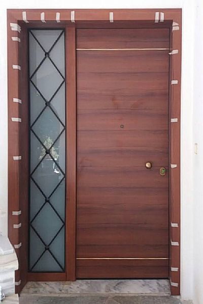 Πόρτα Laminate - Εισόδου Πολυκατοικίας Με 1 Σταθερό