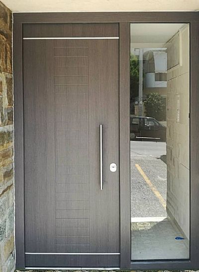 Πόρτα Laminate - Εισόδου Πολυκατοικίας Με 1 Σταθερό
