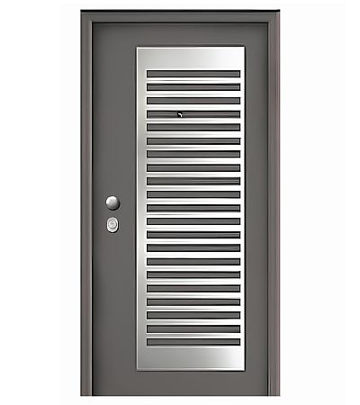 Πόρτα Ασφαλείας Αλουμινίου - Σχέδιο Inox